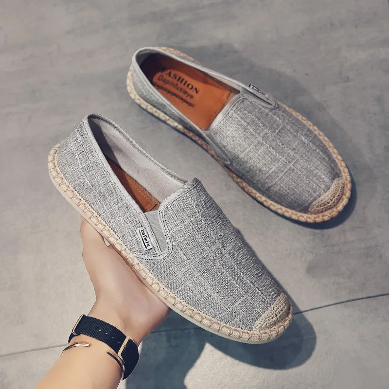 Men Loafers Soft High Quality Spring Canvas Fisherman Shoes Sneakers Men Espadrilles Trend Flats Driving Shoes Men Summer
Men Loafers Soft High Quality Spring Canvas Fisherman Shoes Sneakers Men Espadrilles Trend Flats Driving Shoes Men Summer