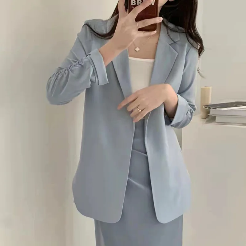 2022 Spring Summer Blazers Women Coats Elegant Office Lady Casual Streetwear Fashion Outerwear Japanese Korean Style Clothes ins
2022 Spring Summer Blazers Women Coats Elegant Office Lady Casual Streetwear Fashion Outerwear Japanese Korean Style Clothes ins