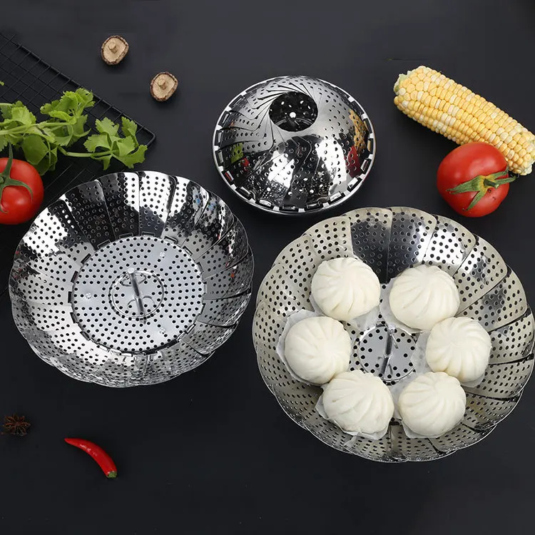 Household Stainless Steel Lotus Steaming Tray Steaming Rack Retractable Folding Steamer Multifunctional Round Steaming Lattice D
Household Stainless Steel Lotus Steaming Tray Steaming Rack Retractable Folding Steamer Multifunctional Round Steaming Lattice D