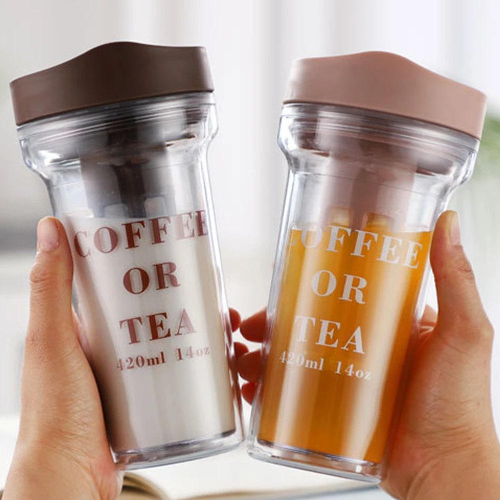 420ML Eco-friendly Coffee Tea Cup Wheat Straw Travel Water Drink Mug Double Coffee Cup With Lid Drinking Mugs Couple Cup Durable
420ML Eco-friendly Coffee Tea Cup Wheat Straw Travel Water Drink Mug Double Coffee Cup With Lid Drinking Mugs Couple Cup Durable