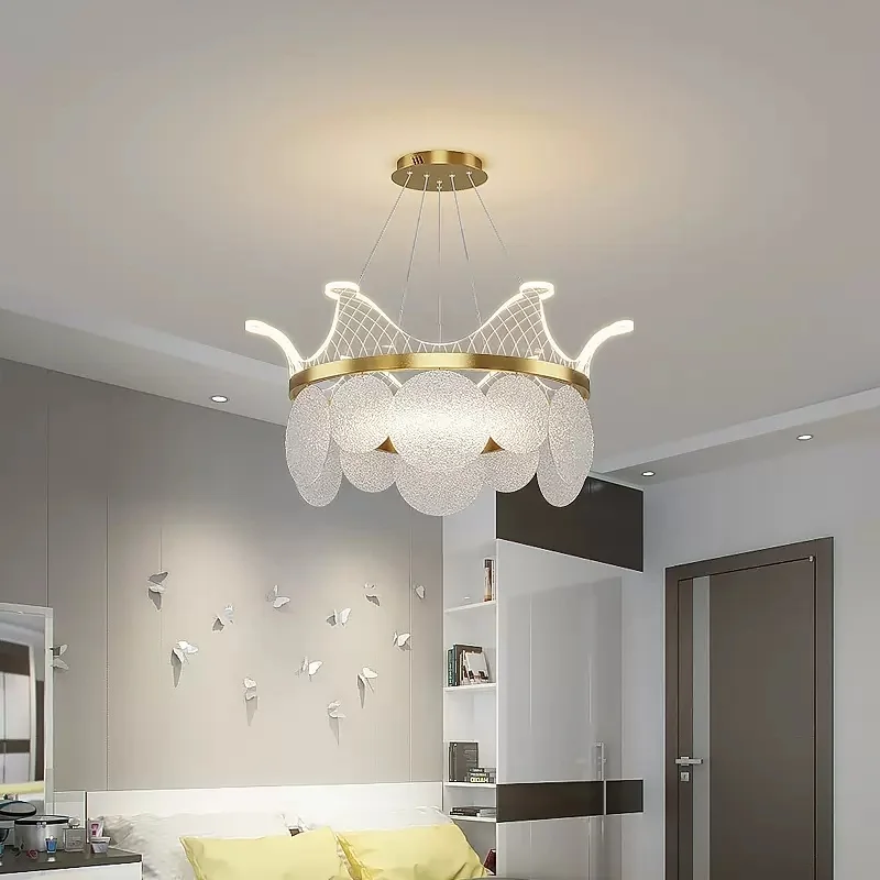 

Подвесная светодиодная люстра, Современный художественный потолочный светильник с роскошным блеском для освещения комнаты, спальни, гостиной