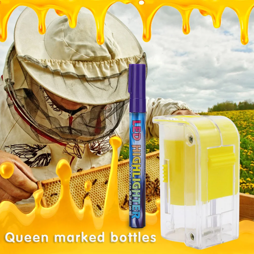 Beekeeper Marker Bottle with Marking Pens Queen King Bee Marker Beekeeping Tools Accessories for Home Garden
Beekeeper Marker Bottle with Marking Pens Queen King Bee Marker Beekeeping Tools Accessories for Home Garden