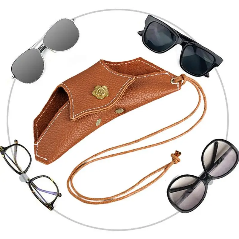 Glasses Case Soft Sunglass Case And Eyeglass Holder Stand With Wrist Strap Soft Leather Glass Cases For Eyeglasses Women And Men
Glasses Case Soft Sunglass Case And Eyeglass Holder Stand With Wrist Strap Soft Leather Glass Cases For Eyeglasses Women And Men