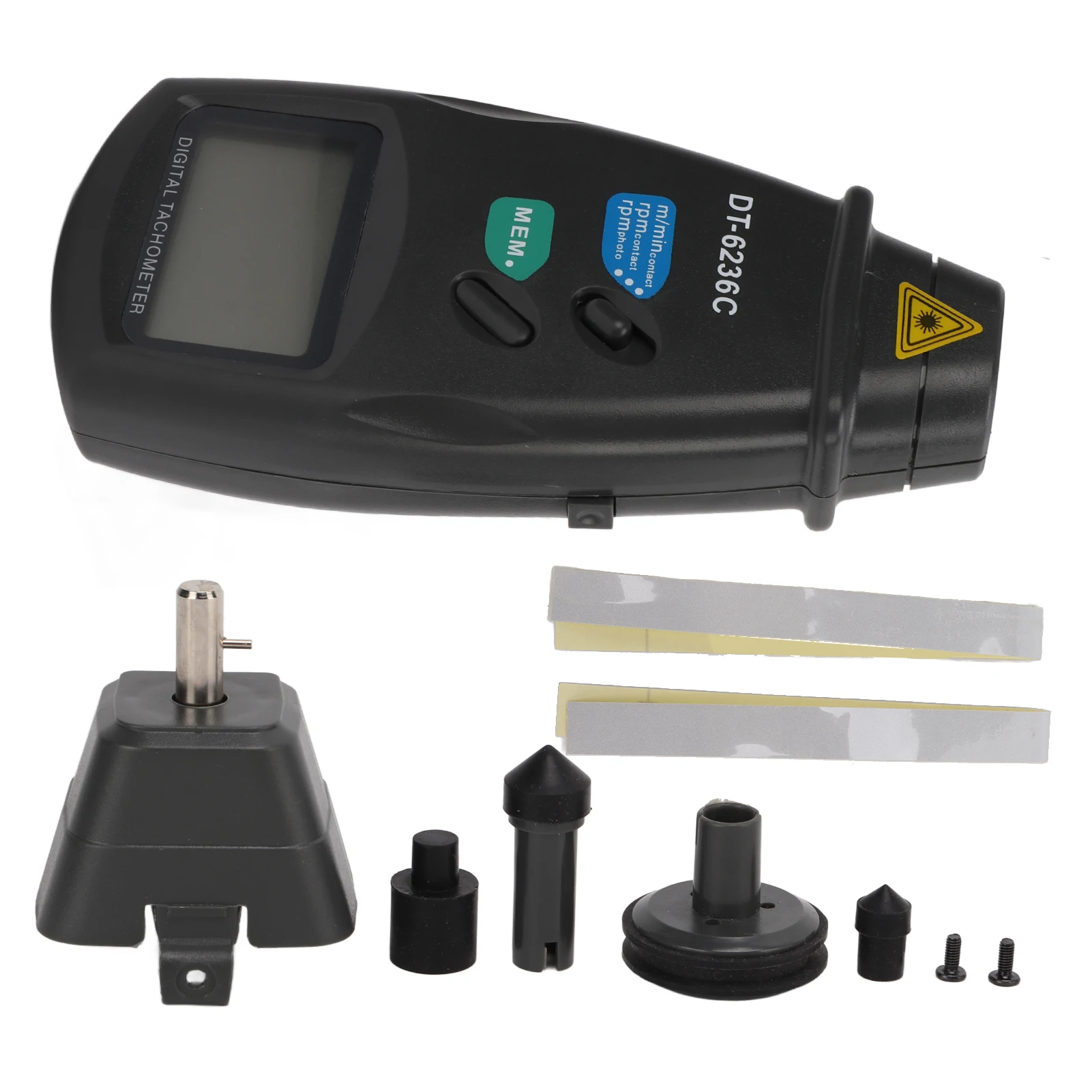 RPM Tach Automatic Memory Lightweight Digital Tachometer for Industry Manufacturing
RPM Tach Automatic Memory Lightweight Digital Tachometer for Industry Manufacturing