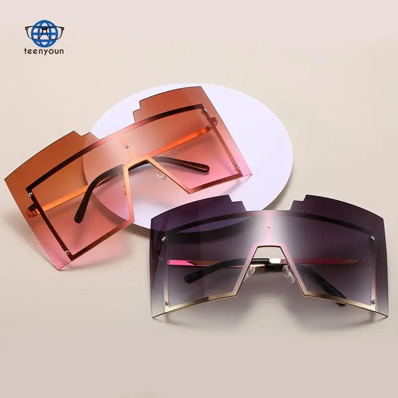 Teenyoun New Big Frame Integrated Luxury Brand Punk One Piece Women Sunglasses Sun Glasses
Teenyoun New Big Frame Integrated Luxury Brand Punk One Piece Women Sunglasses Sun Glasses