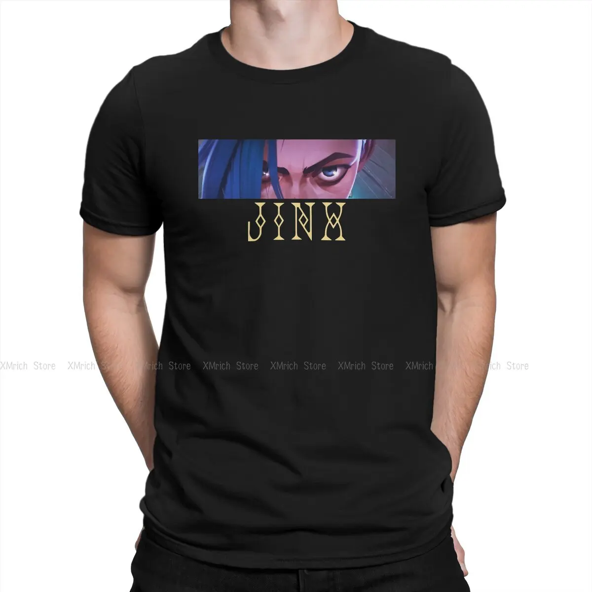 Men Jinx Eyes T Shirt Arcane League of Legends Animated 100% Cotton Clothing Vintage Tee Shirt Graphic Printed T-Shirts
Men Jinx Eyes T Shirt Arcane League of Legends Animated 100% Cotton Clothing Vintage Tee Shirt Graphic Printed T-Shirts