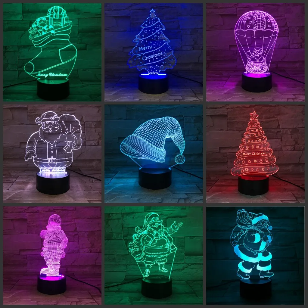 Love Christmas Theme 3D Acrylic LED Night Light Children's Bedroom Decoration Christmas Gifts for Family and Friends 
Love Christmas Theme 3D Acrylic LED Night Light Children's Bedroom Decoration Christmas Gifts for Family and Friends