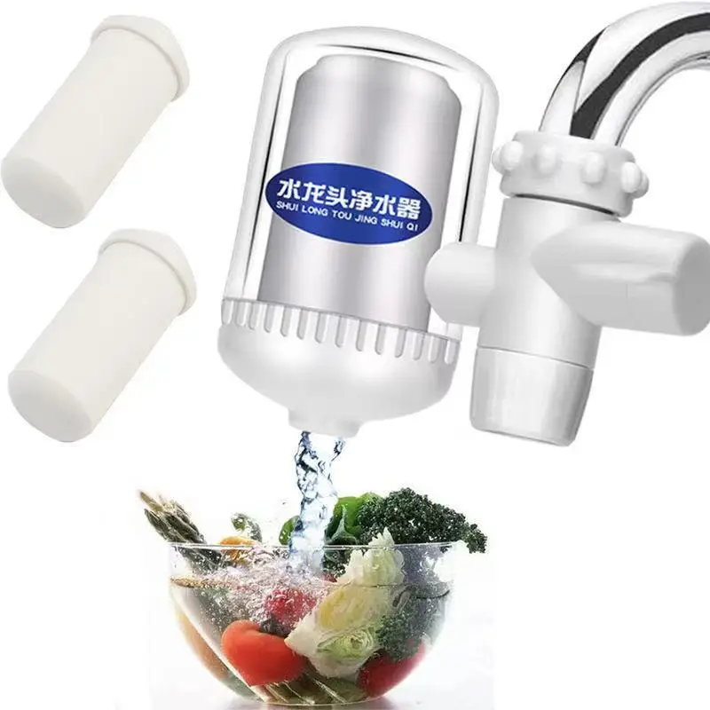 Faucet Filter Water Purifier Household Kitchen Tap Water Water Filters Washable Ceramic Filter Element 7 Layers Purification
Faucet Filter Water Purifier Household Kitchen Tap Water Water Filters Washable Ceramic Filter Element 7 Layers Purification