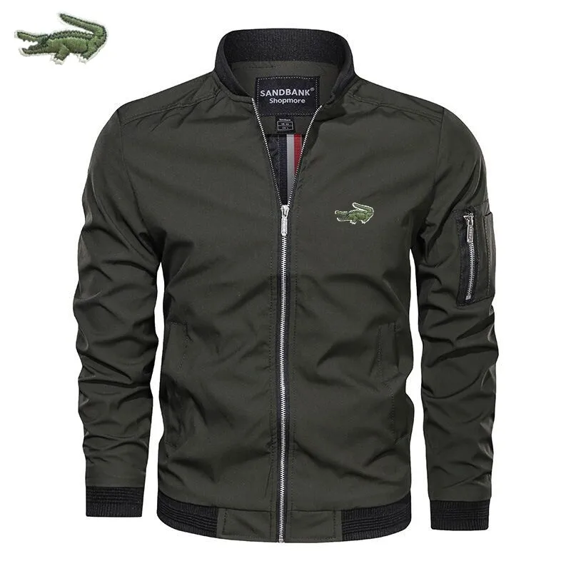 CARTELO Embroid Spring and Autumn Thin Men's Baseball Neck Solid Coat Casual Air Force No.1 Jackman
CARTELO Embroid Spring and Autumn Thin Men's Baseball Neck Solid Coat Casual Air Force No.1 Jackman