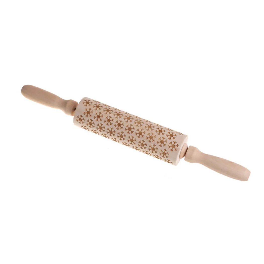 Kitchen Tool Embossing Rolling Pin 35*4.5cm Baking Accessory Baking Tool With Christmas Elk Pattern Wooden Sale Useful
Kitchen Tool Embossing Rolling Pin 35*4.5cm Baking Accessory Baking Tool With Christmas Elk Pattern Wooden Sale Useful