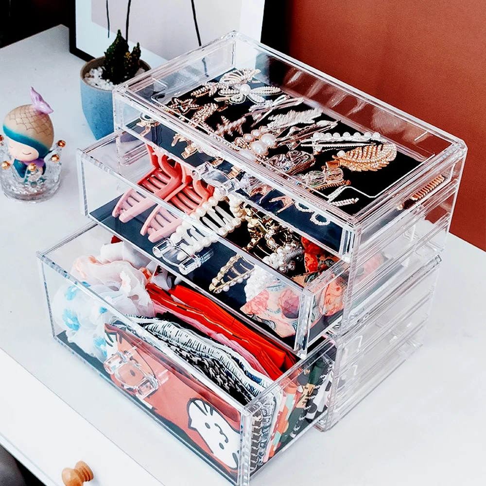 Case Accessories Jewelry Capacity Large Band Hairpin Box Storage Box Rubber Organizer Dustproof Dressing Transparent Hair
Case Accessories Jewelry Capacity Large Band Hairpin Box Storage Box Rubber Organizer Dustproof Dressing Transparent Hair