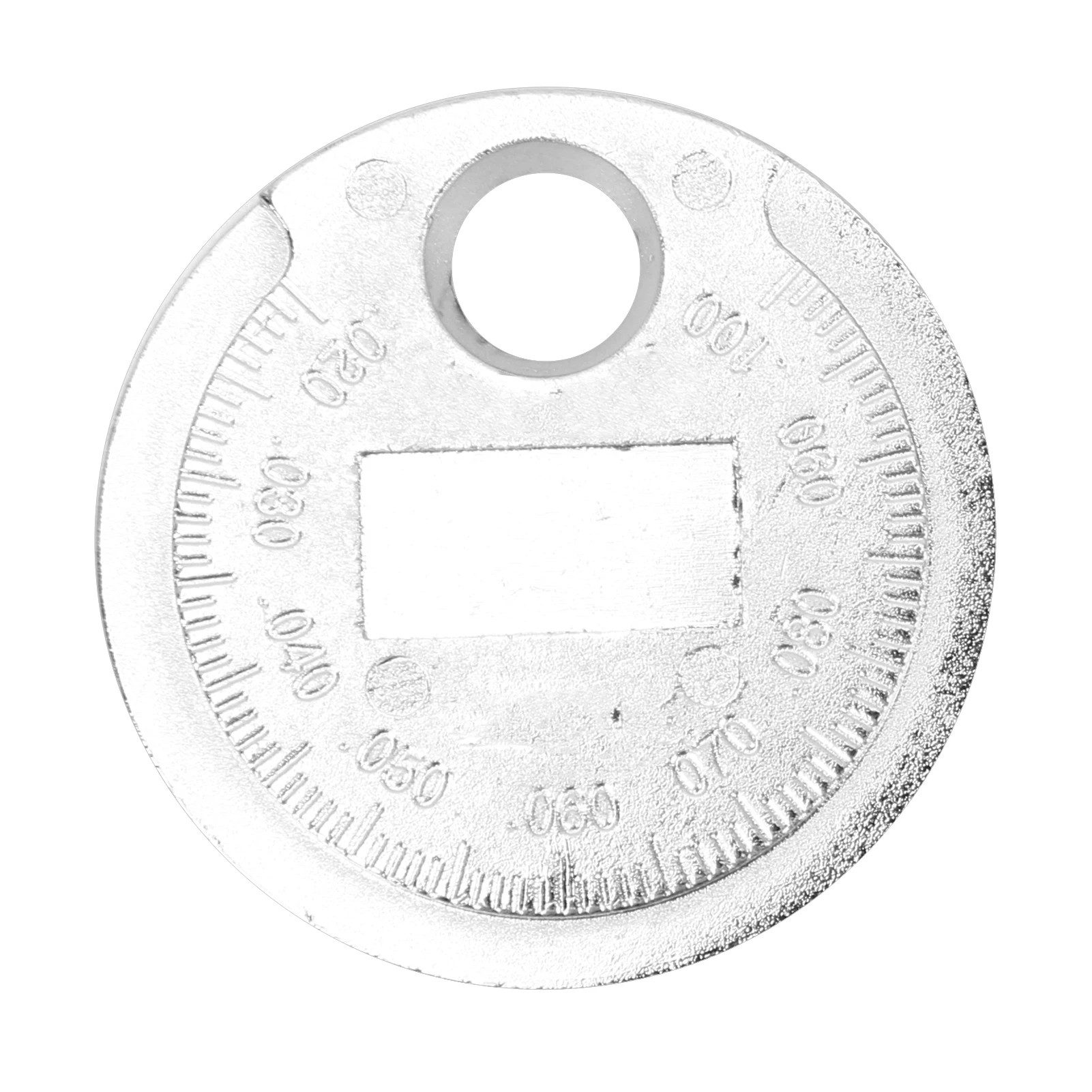 Car Spark Plug Gap Gauge Tool 0.02‑0.1in / 0.6‑2.4mm Coin Type Stainless Steel Repair Maintenance 
Car Spark Plug Gap Gauge Tool 0.02‑0.1in / 0.6‑2.4mm Coin Type Stainless Steel Repair Maintenance