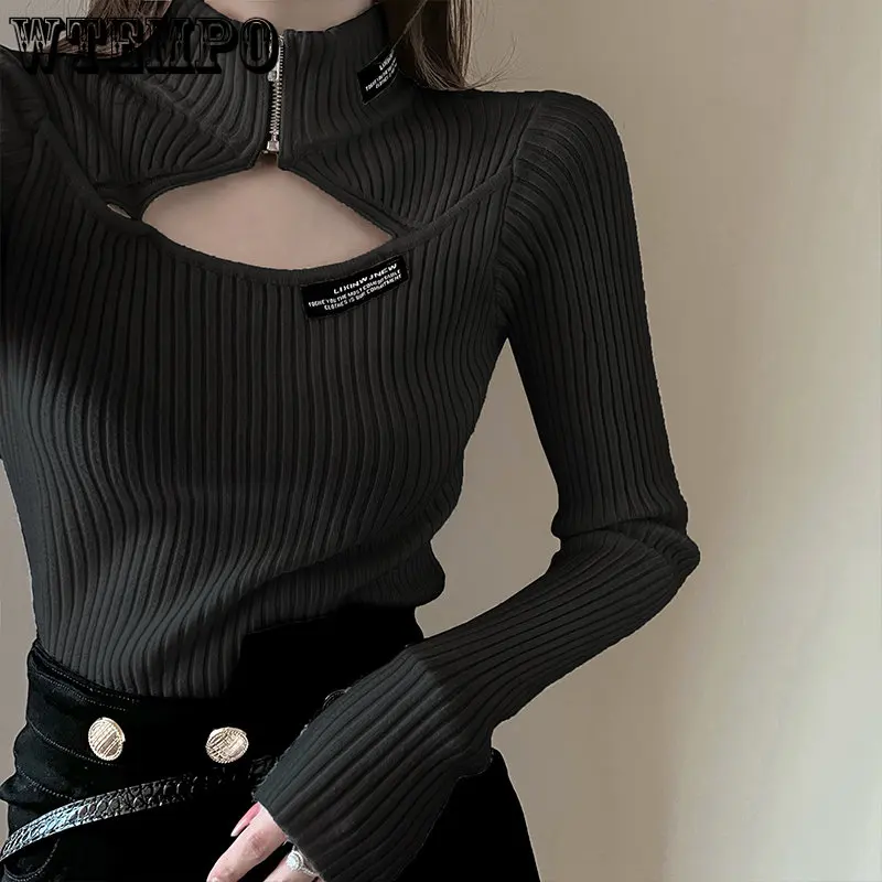 Short Women Turtleneck Sweaters Autumn Spring Korean Slim Pullover Women Simpel Tops Knit Sweater Soft Hollow Out Jumper
Short Women Turtleneck Sweaters Autumn Spring Korean Slim Pullover Women Simpel Tops Knit Sweater Soft Hollow Out Jumper