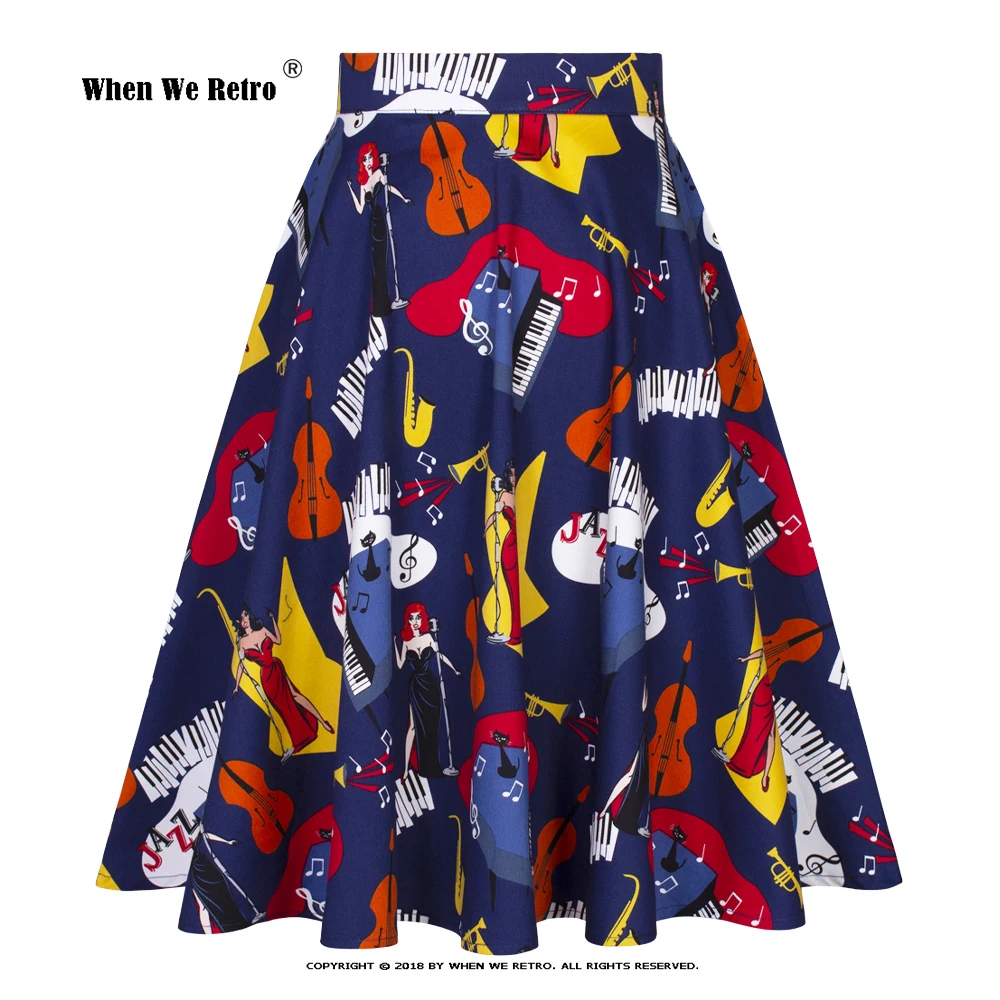 2023 Women's Retro Piano Beauty Printed Cotton A-line Skirt VD0020 Party Commuting Versatile Summer Blue Skirts
2023 Women's Retro Piano Beauty Printed Cotton A-line Skirt VD0020 Party Commuting Versatile Summer Blue Skirts