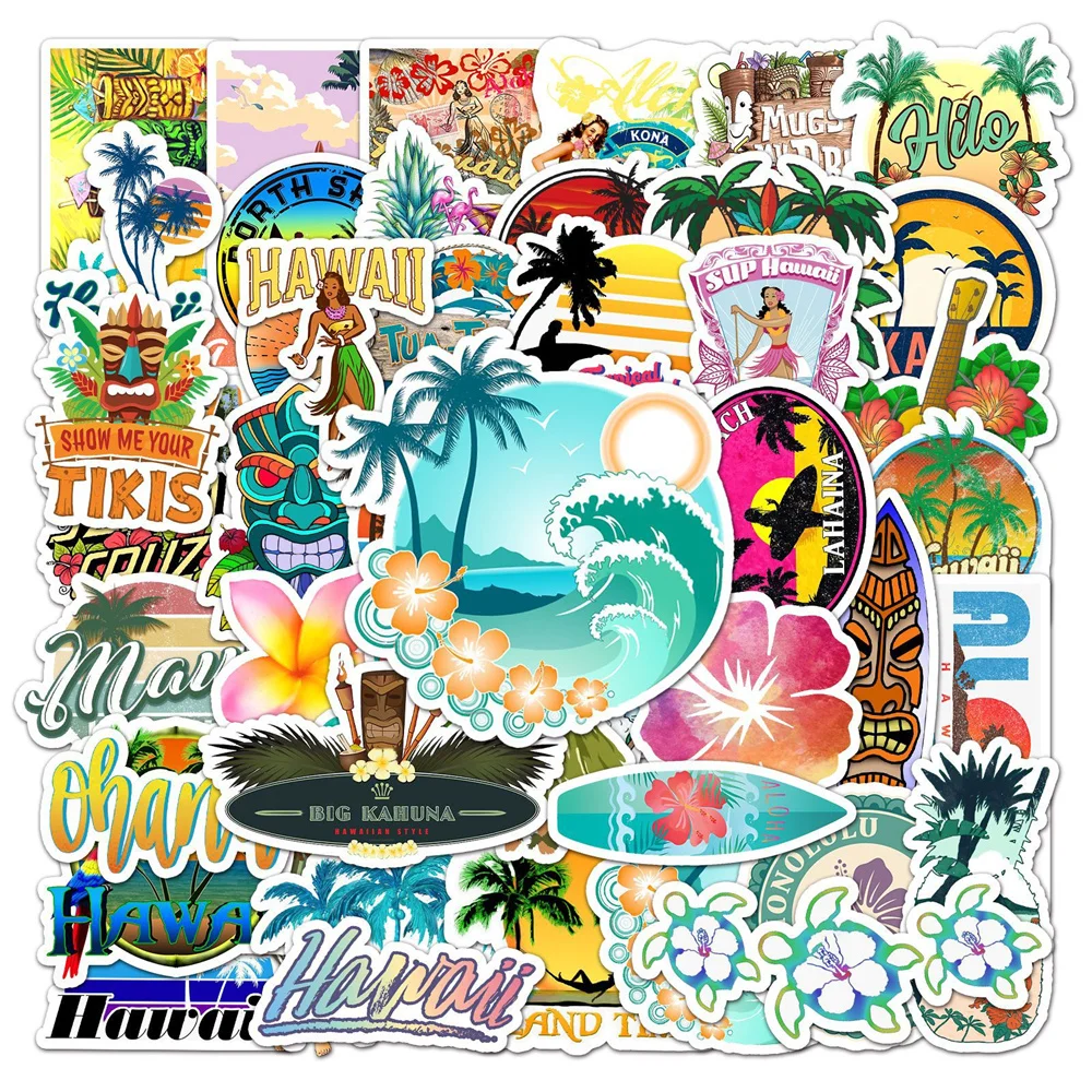 10/30/50PCS Hawaii Beach Landscape Cartoon Personality Graffiti Sticker Notebook Trunk Computer Skateboard Waterproof Wholesale
10/30/50PCS Hawaii Beach Landscape Cartoon Personality Graffiti Sticker Notebook Trunk Computer Skateboard Waterproof Wholesale