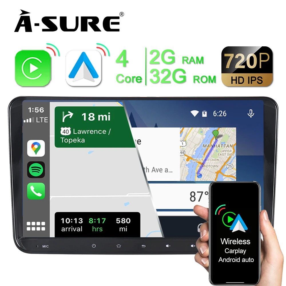 A-Sure 2 Din 9 Inch Android 10 Radio Wireless Carplay GPS Navigation For VW Volkswagen Passat B6 B7 Golf 5 6 Polo 6r Skoda Seat
A-Sure 2 Din 9 Inch Android 10 Radio Wireless Carplay GPS Navigation For VW Volkswagen Passat B6 B7 Golf 5 6 Polo 6r Skoda Seat