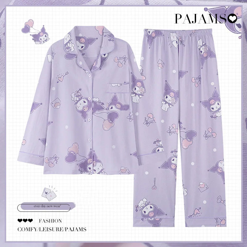Sanrio Kuromi Cinnamoroll Pajamas Sets Ladies Girls Summer Autumn Cartoon My Melody Pochacco Clothes Long Sleeve Toys for Kids
Sanrio Kuromi Cinnamoroll Pajamas Sets Ladies Girls Summer Autumn Cartoon My Melody Pochacco Clothes Long Sleeve Toys for Kids
