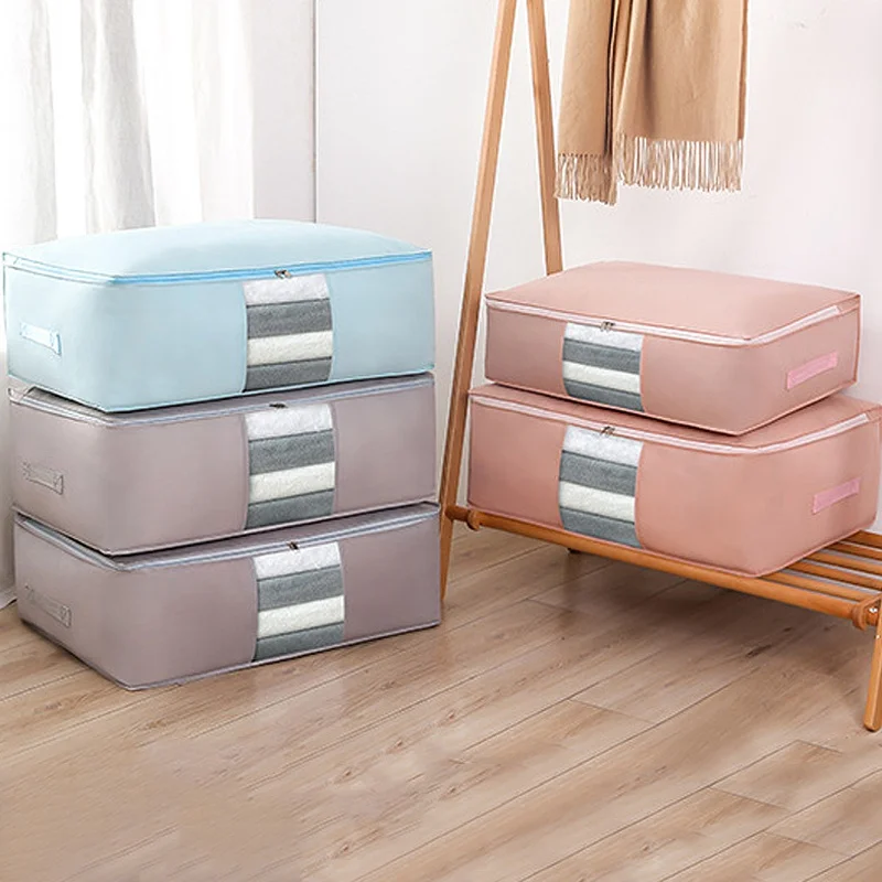 Foldable Clothes Storage Bag Large Non-Woven Closet Organizer Zipper Quilt Blanket Organizer Clothing Storage Clothes Organizer
Foldable Clothes Storage Bag Large Non-Woven Closet Organizer Zipper Quilt Blanket Organizer Clothing Storage Clothes Organizer