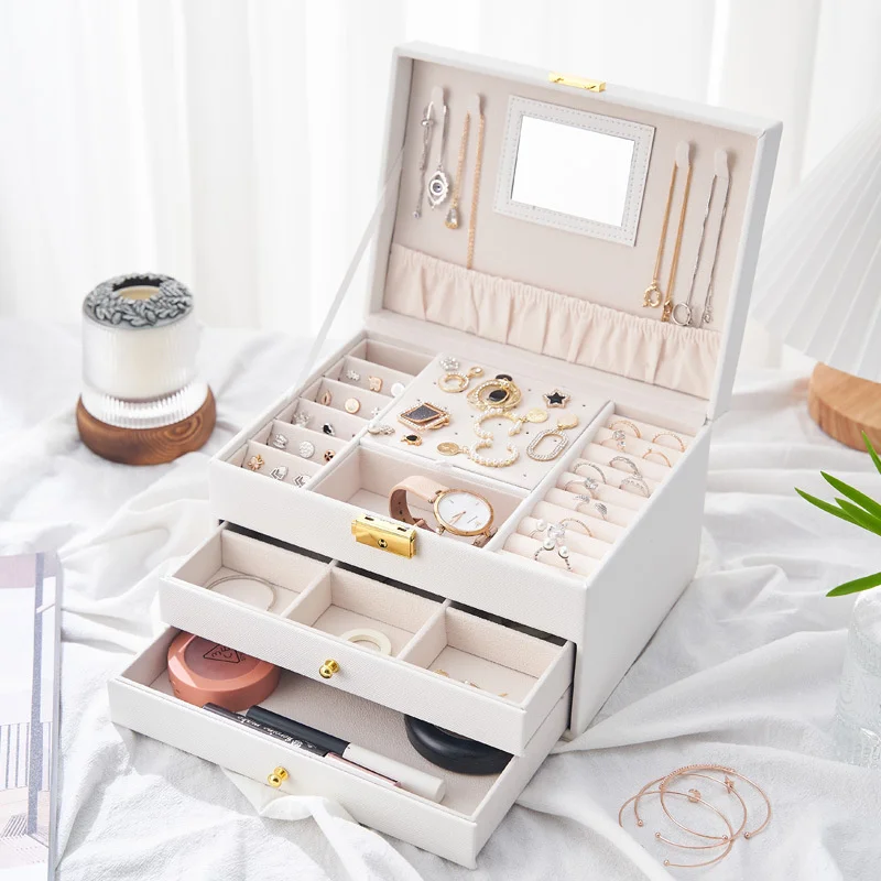 Multi Drawer Jewelry Box Earrings Earrings Necklace Jewelry Storage Box Princess Children's Jewelry Storage Box
Multi Drawer Jewelry Box Earrings Earrings Necklace Jewelry Storage Box Princess Children's Jewelry Storage Box