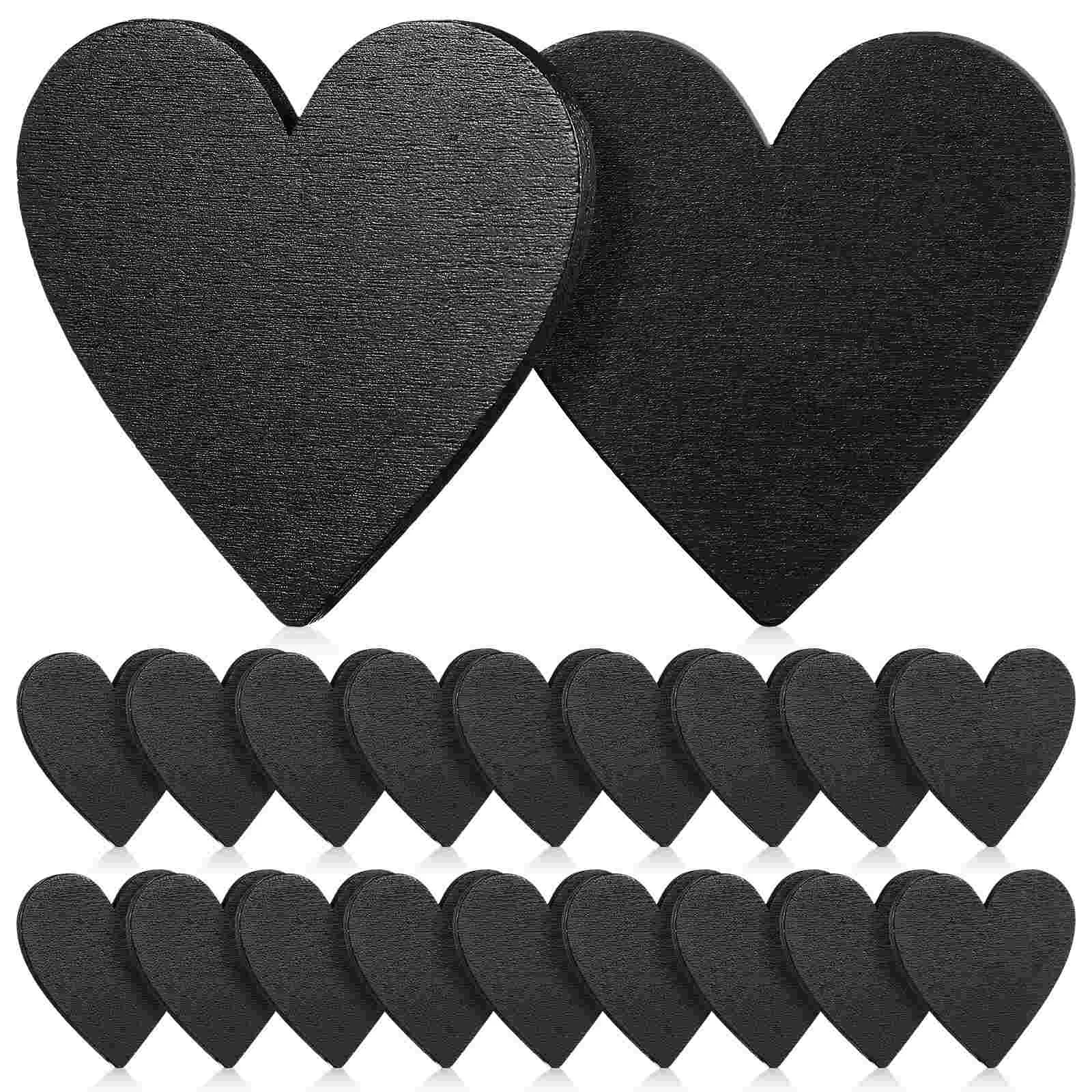 20 Pcs Wood Decor Heart Shaped Blackboard Hearts Small Slices Heart-shaped Wooden Boards for Crafting
20 Pcs Wood Decor Heart Shaped Blackboard Hearts Small Slices Heart-shaped Wooden Boards for Crafting
