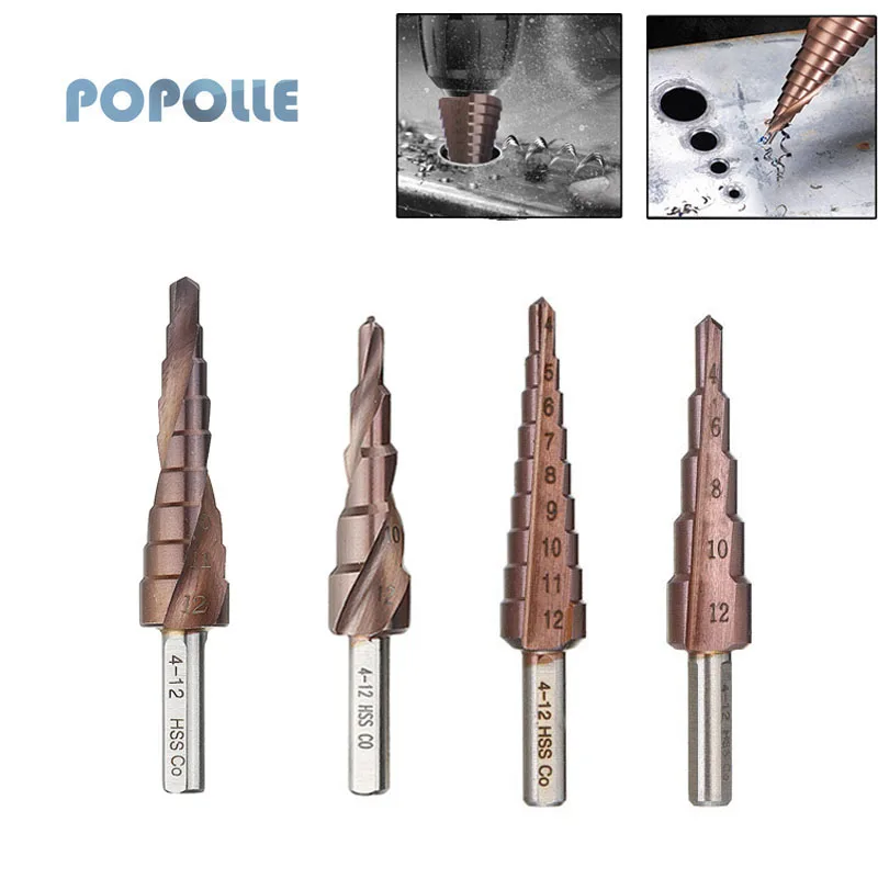 M35 Cobalt-containing Step Drill Triangle Shank/hex Shank Spiral Groove Straight Groove Tapered High Hardness Hole Opener
M35 Cobalt-containing Step Drill Triangle Shank/hex Shank Spiral Groove Straight Groove Tapered High Hardness Hole Opener