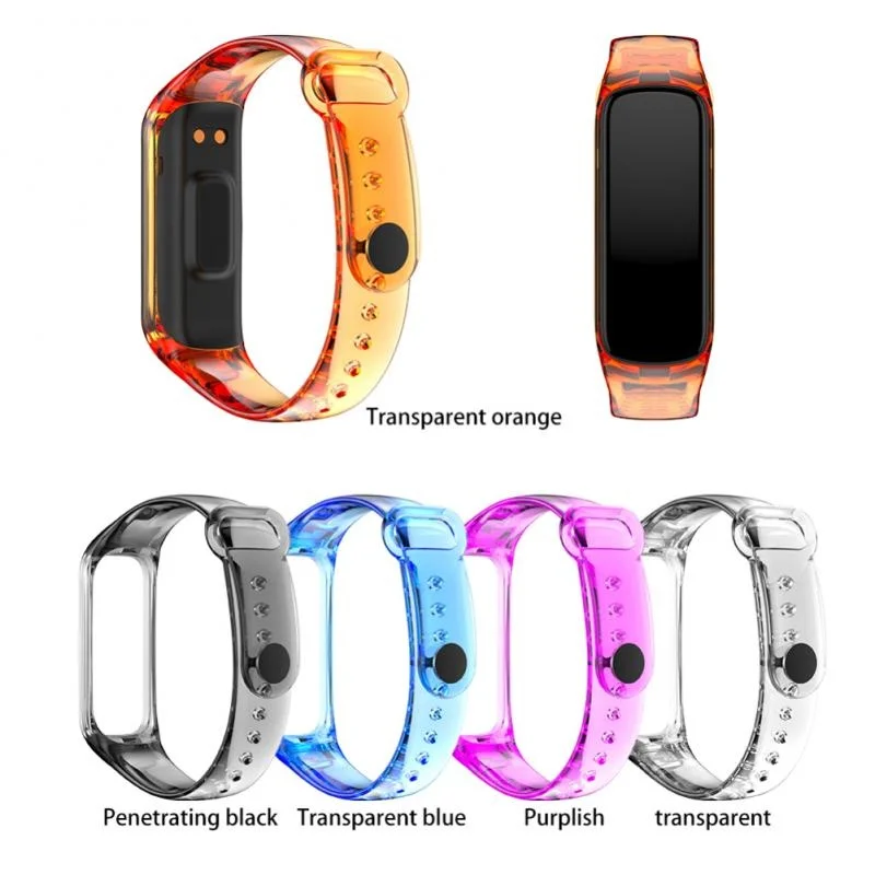 Прозрачный ремешок для Samsung Galaxy Fit 2, сменный силиконовый браслет для наручных часов SM-220 2
Прозрачный ремешок для Samsung Galaxy Fit 2, сменный силиконовый браслет для наручных часов SM-220 2