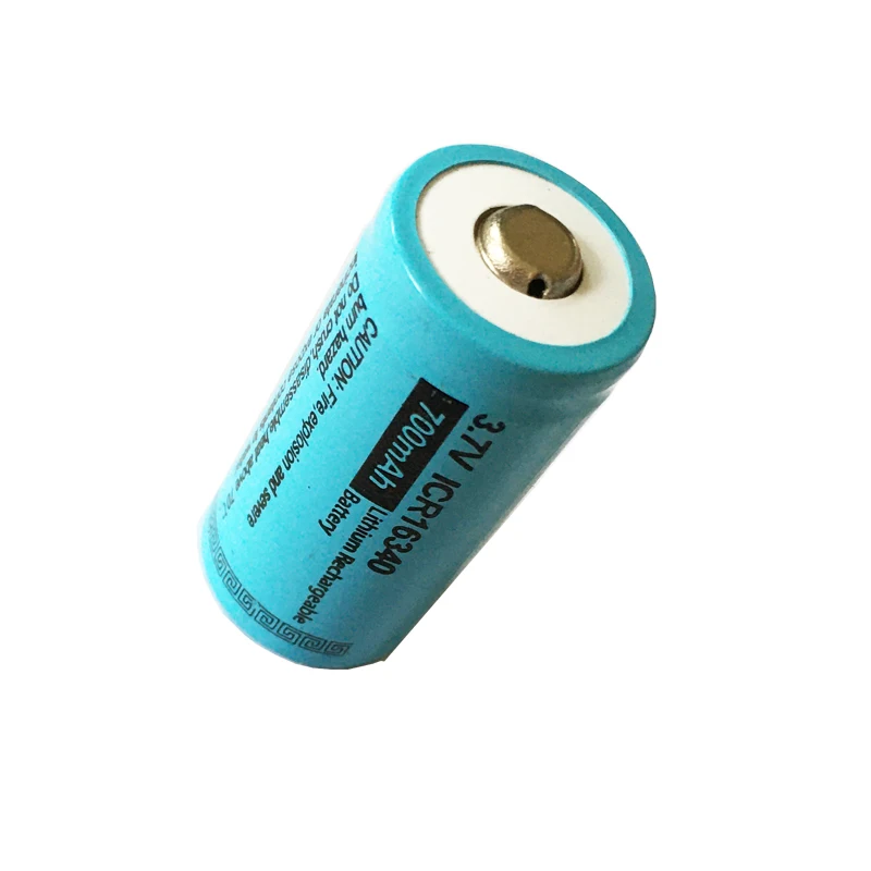 

NEWCE 2pcs PKCELL CR123A 16340 700mAh 3.7V ICR16340 Li-Ion Rechargeable Battery For Flashlights