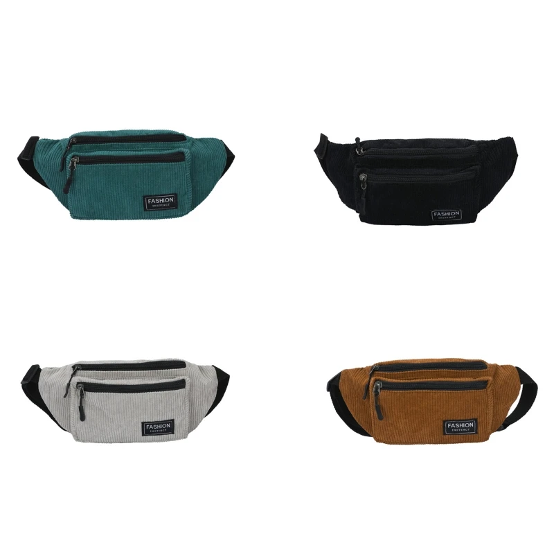Fanny Pack Corduroy Waist Bag Zippered Chest Bags Sling Travel Fashion Phone Pouch for Girls Women Ladies
Fanny Pack Corduroy Waist Bag Zippered Chest Bags Sling Travel Fashion Phone Pouch for Girls Women Ladies