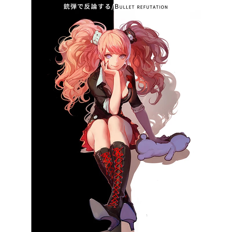 2020 Danganronpa Косплэй Костюм Аниме Дзюнко Эносима Cos костюмы Женское платье Emboitement