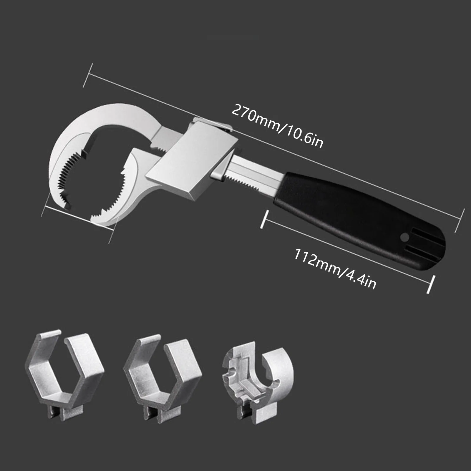 56-80mm Adjustable Bathroom Wrench Multifunctional Double-end Faucet Plumbing Spanner Water Key Repair Tools
56-80mm Adjustable Bathroom Wrench Multifunctional Double-end Faucet Plumbing Spanner Water Key Repair Tools
