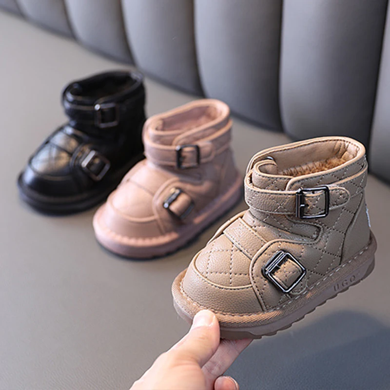 Children Shoes Winter Keep Warm Girls Boys Snow Boots Kids Plush Boots Baby First Walkers Non-slip Infant Outdoor Cotton Shoes
Children Shoes Winter Keep Warm Girls Boys Snow Boots Kids Plush Boots Baby First Walkers Non-slip Infant Outdoor Cotton Shoes