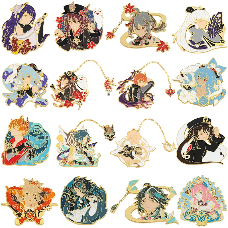 Two-Dimensional Cartoon Character Brooch Anime Game Character Metal Pin Badge Backpack Jacket Fashion Accessories
Two-Dimensional Cartoon Character Brooch Anime Game Character Metal Pin Badge Backpack Jacket Fashion Accessories