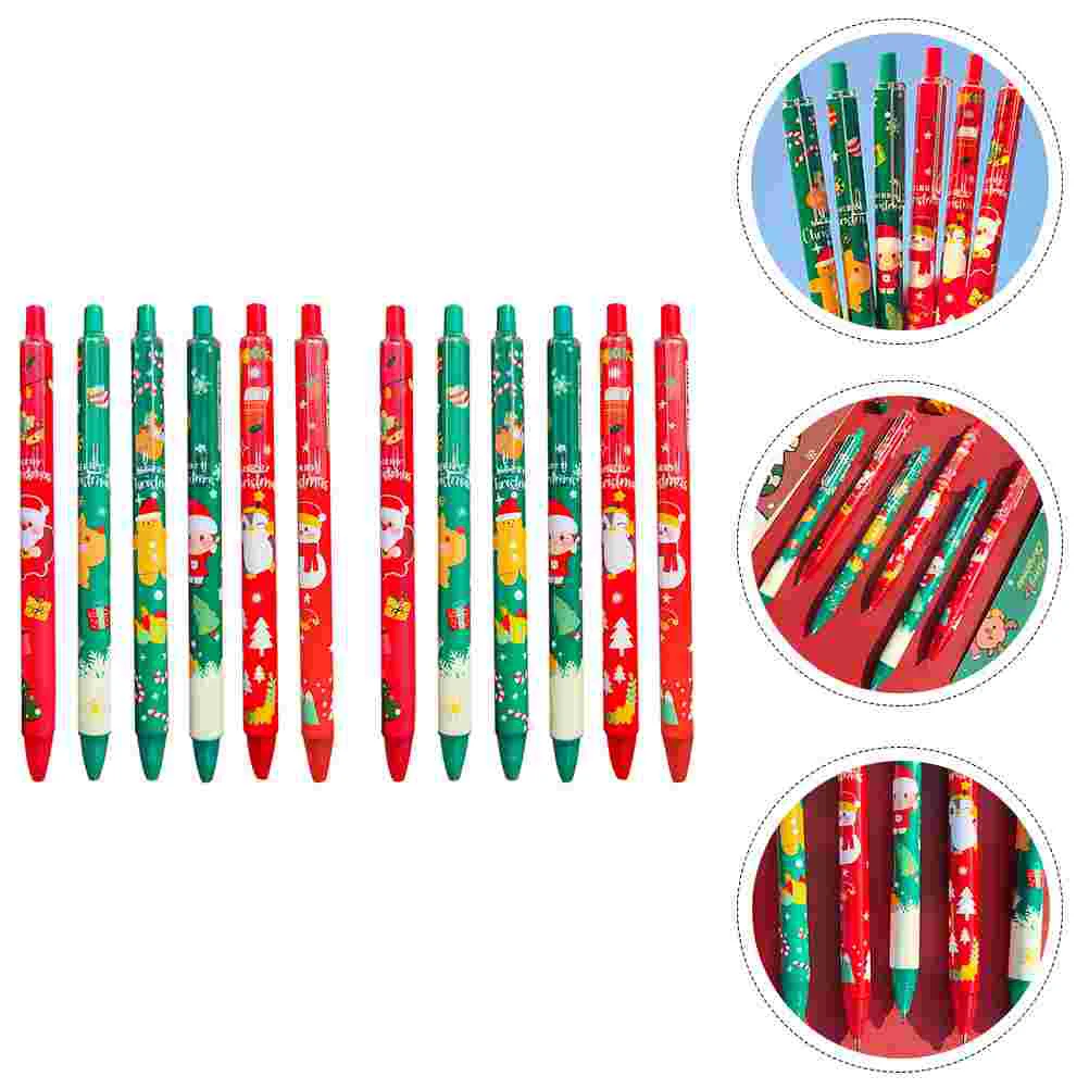 12pcs Christmas Gel Pens Creative Stationeries Office Signature Pens (Random Style) Color markers
12pcs Christmas Gel Pens Creative Stationeries Office Signature Pens (Random Style) Color markers