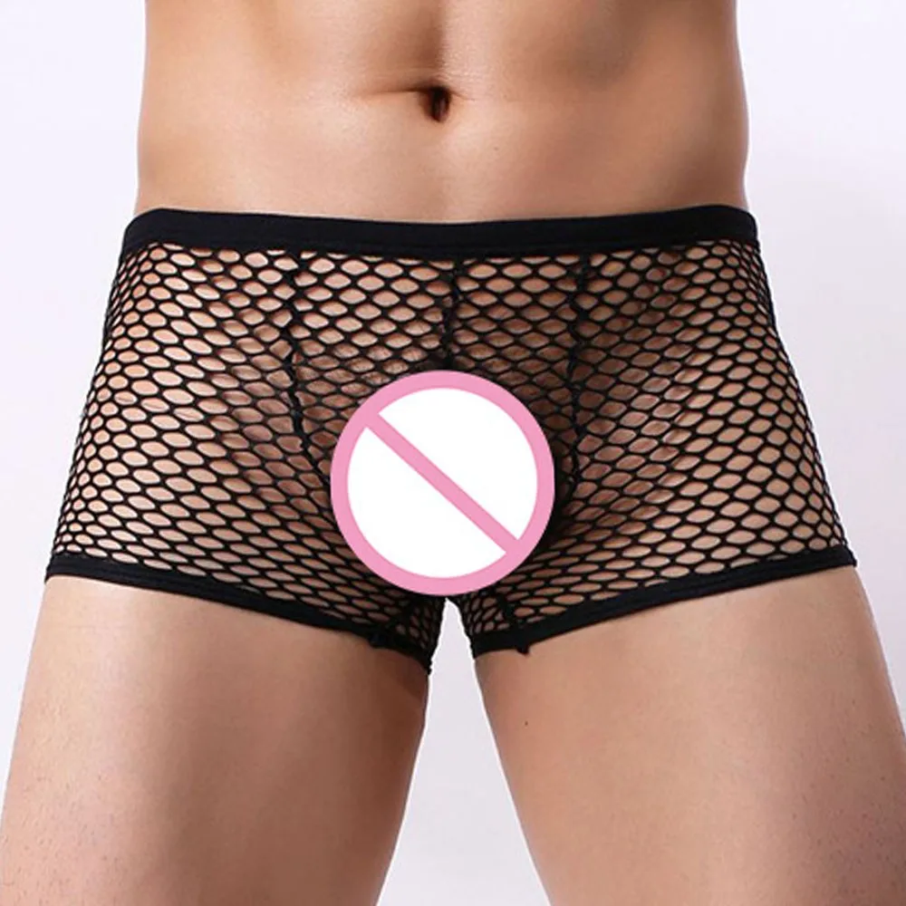 Men's Sexy Boxers See Through Fishnet Underwear Transparent Underwear Comfortable Underwear Sissy Panties Gays Clothes Homo Pant
Men's Sexy Boxers See Through Fishnet Underwear Transparent Underwear Comfortable Underwear Sissy Panties Gays Clothes Homo Pant
