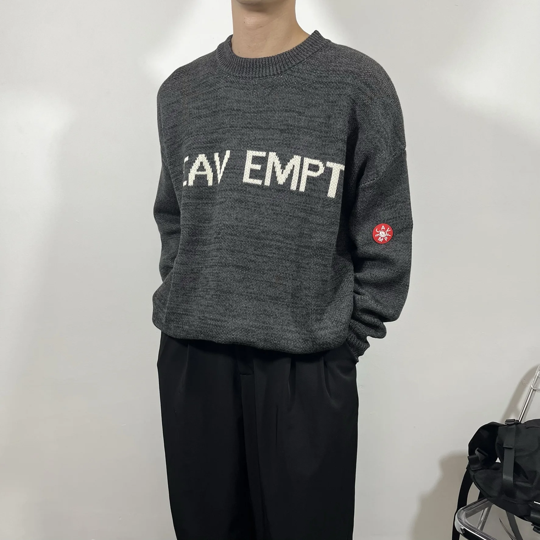 CAVEMPT C. E New Fashion Loose Japanese Slouchy Logo Knitwear Couple Versatile Autumn Winter Casual Sweater Men and Women
CAVEMPT C. E New Fashion Loose Japanese Slouchy Logo Knitwear Couple Versatile Autumn Winter Casual Sweater Men and Women