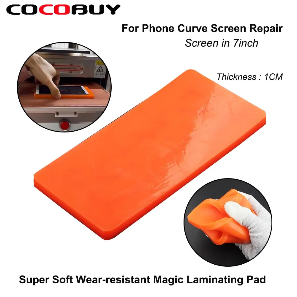 Gtoolspro Super Soft Wear-Resistant 7 Inch Magic Laminating Pad For Mobile Phone Curved LCD Screen Fix Repair Slicone Mat Tools
Gtoolspro Super Soft Wear-Resistant 7 Inch Magic Laminating Pad For Mobile Phone Curved LCD Screen Fix Repair Slicone Mat Tools