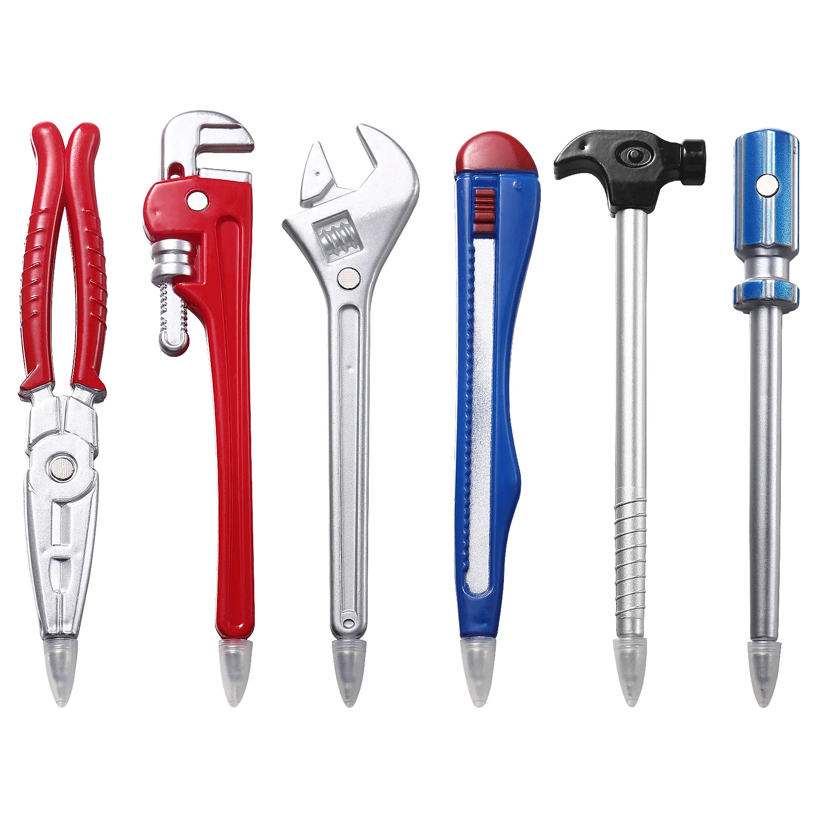 6pcs Hardwares Shape Pens Writing Ballpoint Pens Student Ball-point Pens Creative Pen Gifts (Random Color)
6pcs Hardwares Shape Pens Writing Ballpoint Pens Student Ball-point Pens Creative Pen Gifts (Random Color)