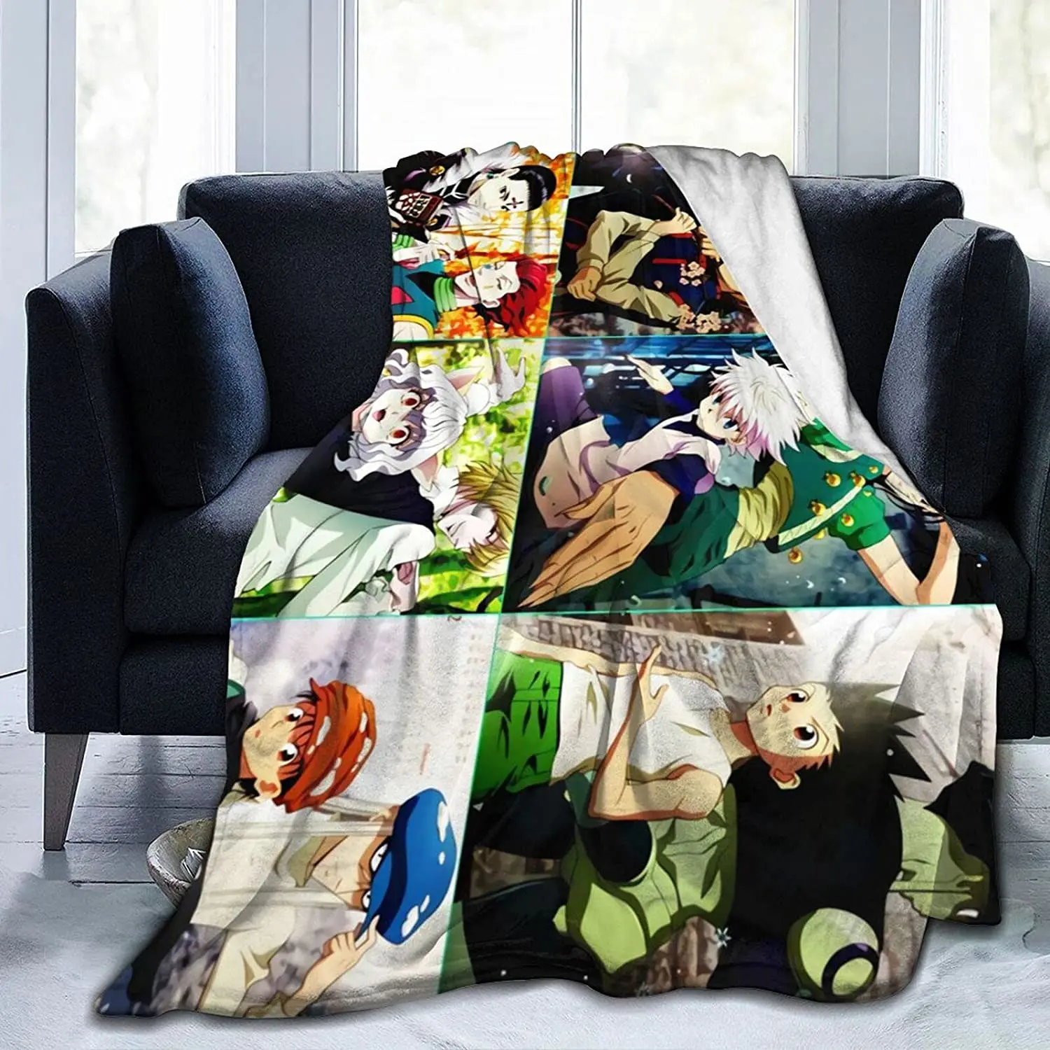 Ging Freecss Fluffy Soft and Comfortable Blanket, Anime Warm Embrace of Sympathy 
Ging Freecss Fluffy Soft and Comfortable Blanket, Anime Warm Embrace of Sympathy