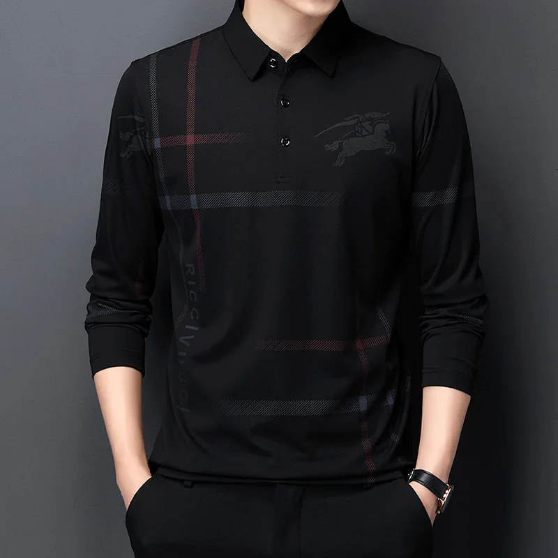 Men's Tops Solid Loose Polo Shirts Autumn New Long Sleeve T-Shirts Tees Spring Autumn Casual Cotton Men Clothing T-shirt
Men's Tops Solid Loose Polo Shirts Autumn New Long Sleeve T-Shirts Tees Spring Autumn Casual Cotton Men Clothing T-shirt