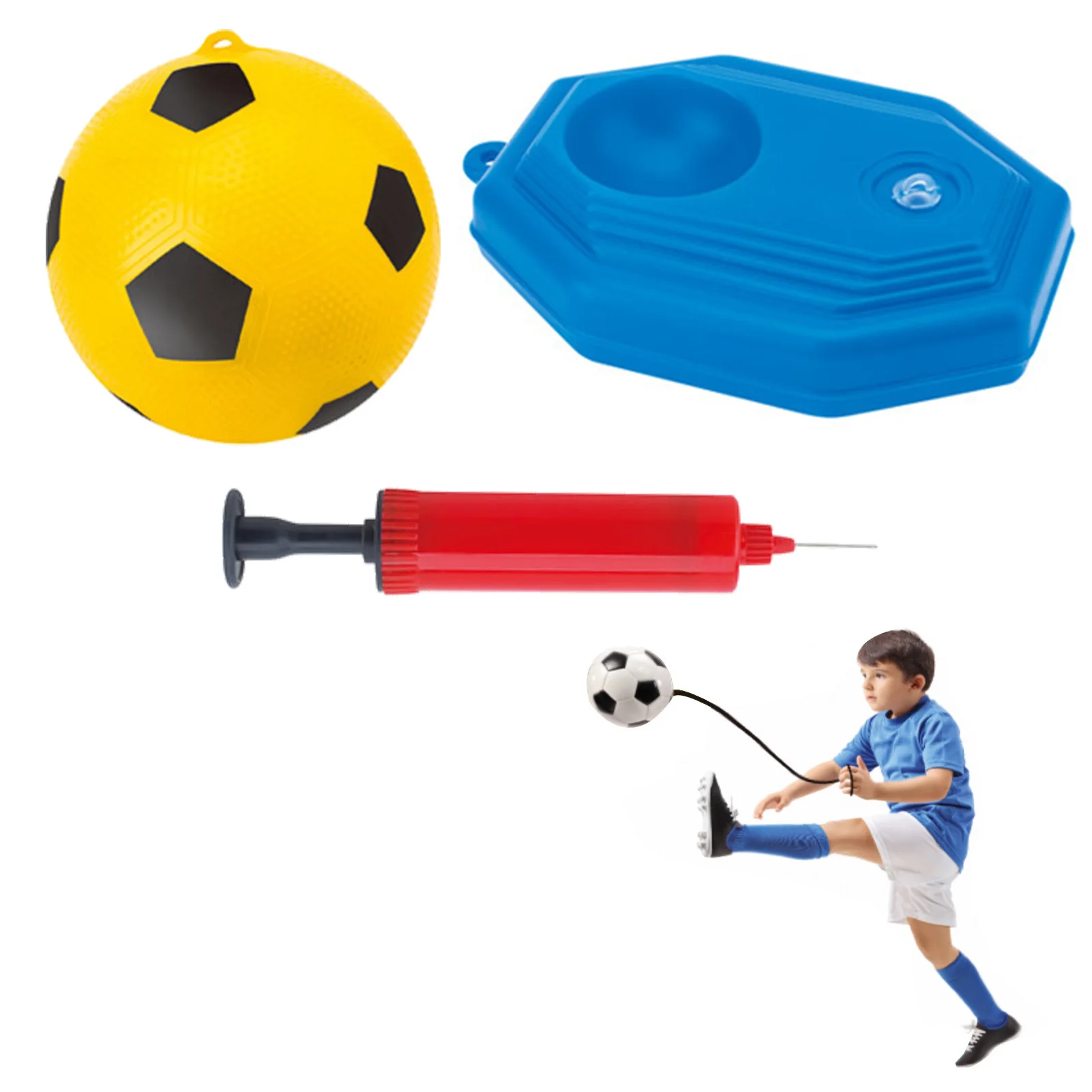 Playground Soccer Training Equipment Toy Portable Soccer Trainer With Stable Base Kids Football Training Aid Tool For Outdoor
Playground Soccer Training Equipment Toy Portable Soccer Trainer With Stable Base Kids Football Training Aid Tool For Outdoor