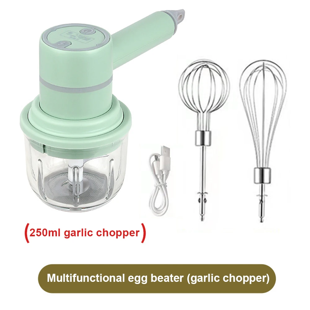 Wireless Electric Food Mixer Hand Blender Portable 3 Speeds High Power Garlic Chopper Egg Beater With 2 Mixing Rods Hand Mixer
Wireless Electric Food Mixer Hand Blender Portable 3 Speeds High Power Garlic Chopper Egg Beater With 2 Mixing Rods Hand Mixer