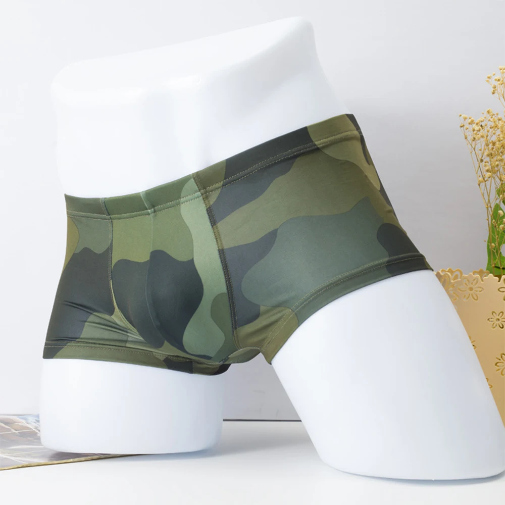Men Boxers Sexy Trunks Camo Army Green Underwear Bulge Pouch Boxer Bottoms Undies Arrow Panties Fashion Underpants Male
Men Boxers Sexy Trunks Camo Army Green Underwear Bulge Pouch Boxer Bottoms Undies Arrow Panties Fashion Underpants Male