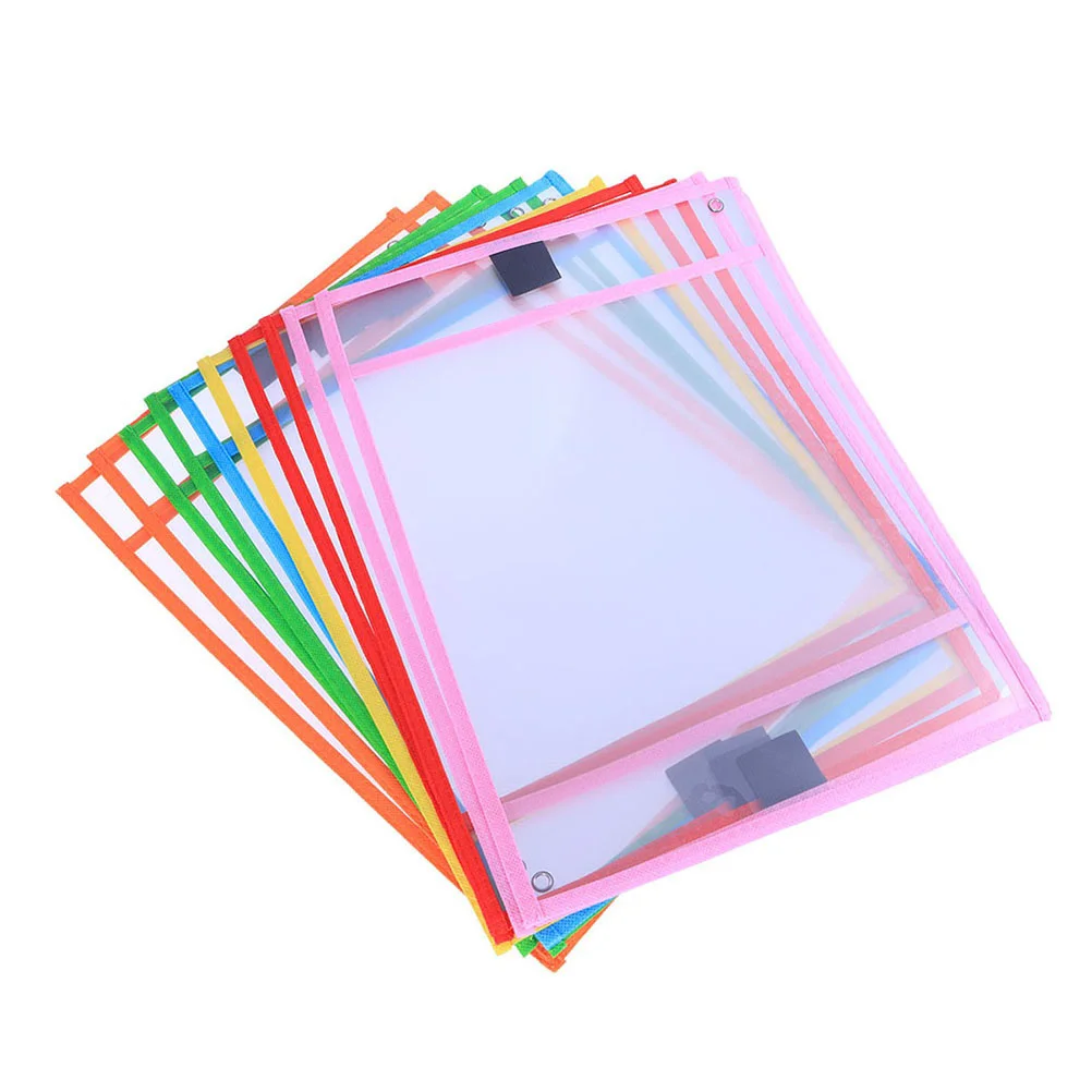 30 Pcs Paper Saver Tool Resuable Pockets Sleeve Dry Erase Sleeves Write Wipe Child
30 Pcs Paper Saver Tool Resuable Pockets Sleeve Dry Erase Sleeves Write Wipe Child