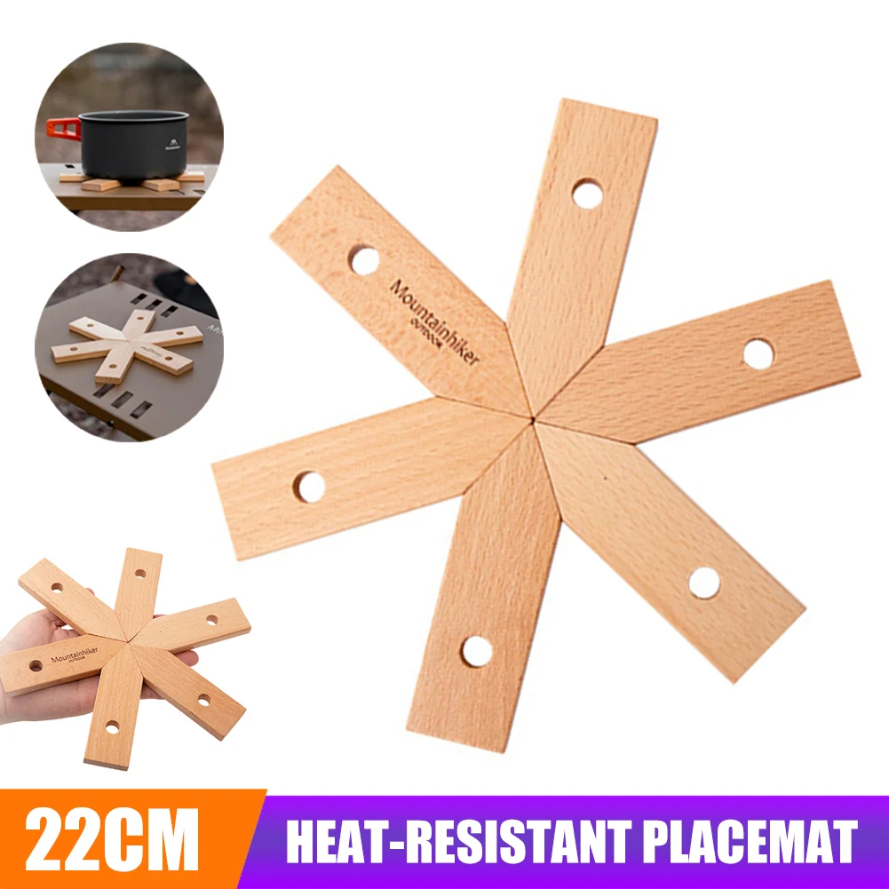 Outdoor Portable Travel Camping Heat Resistant Placemat Solid Wood Pot Pan Mat Snowflake Dining Table Placemat Wooden Coaster
Outdoor Portable Travel Camping Heat Resistant Placemat Solid Wood Pot Pan Mat Snowflake Dining Table Placemat Wooden Coaster