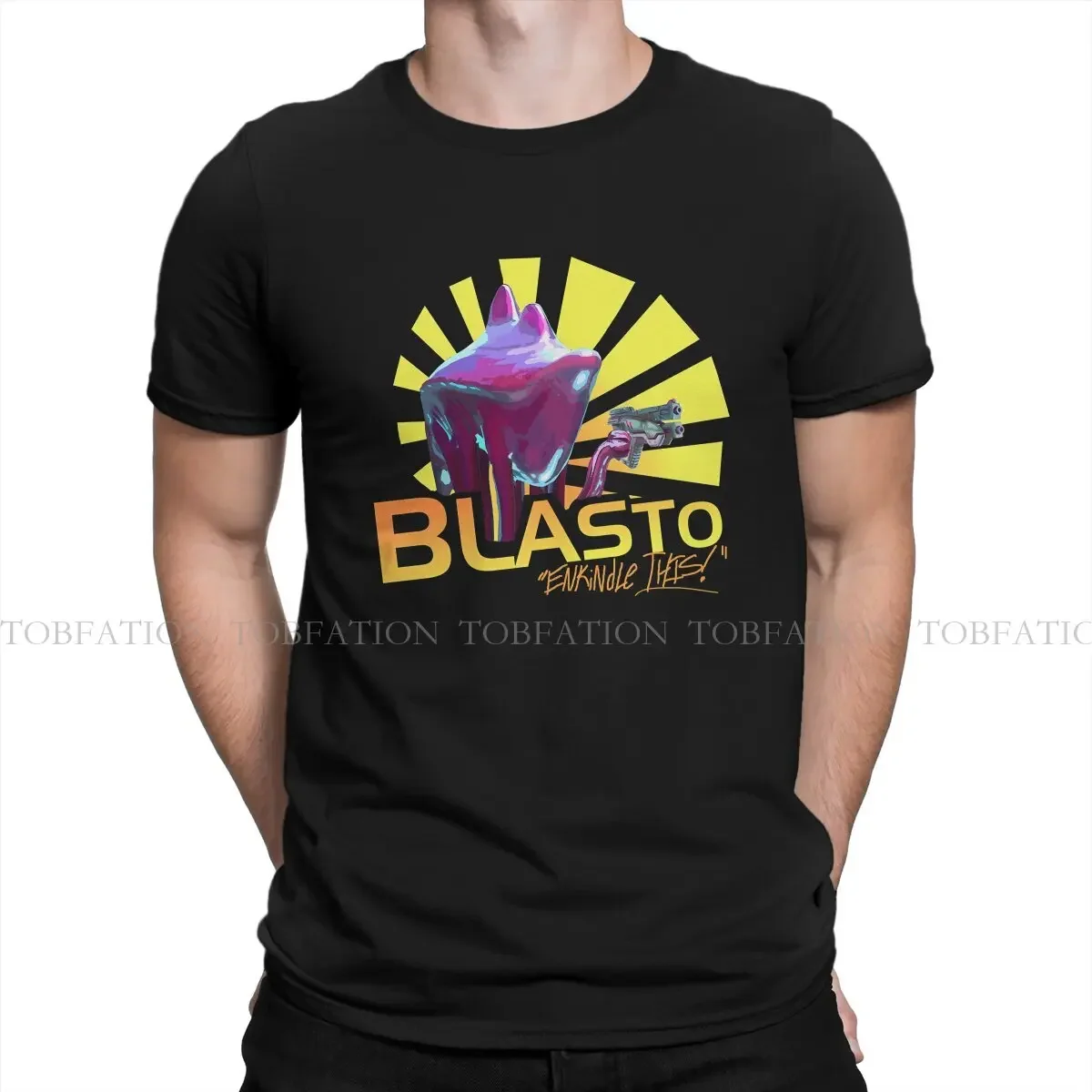 Повседневная футболка Blasto Essential Mass Effect топы с игровым принтом удобная мужская