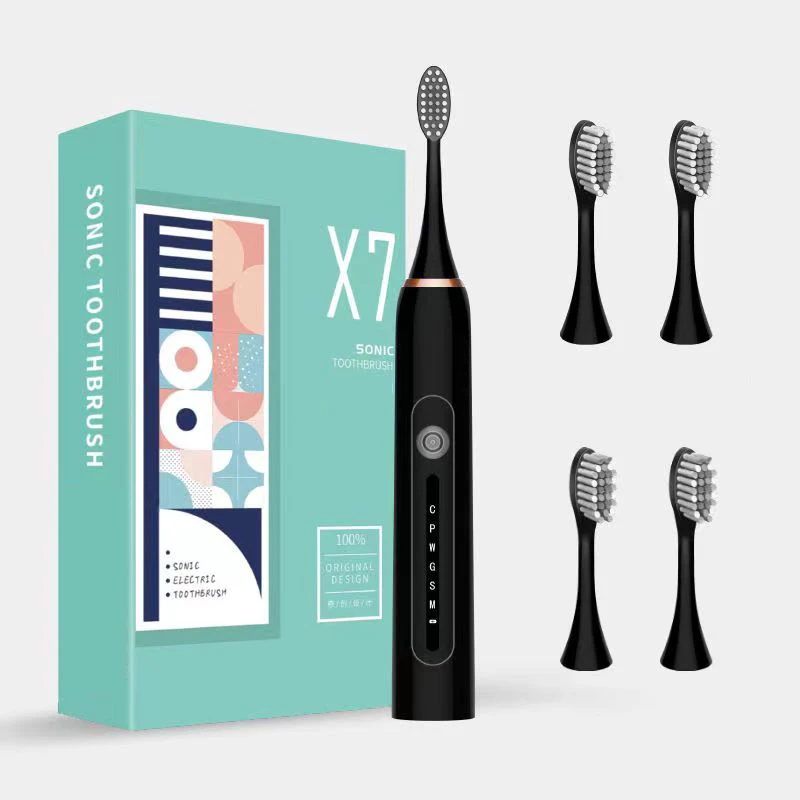Sonic Electric Toothbrush Rechargeable for Adults Smart Whitening Ultrasonic Toothbrush 6 Modes with 4/8 Brush Heads Couple Gift
Sonic Electric Toothbrush Rechargeable for Adults Smart Whitening Ultrasonic Toothbrush 6 Modes with 4/8 Brush Heads Couple Gift