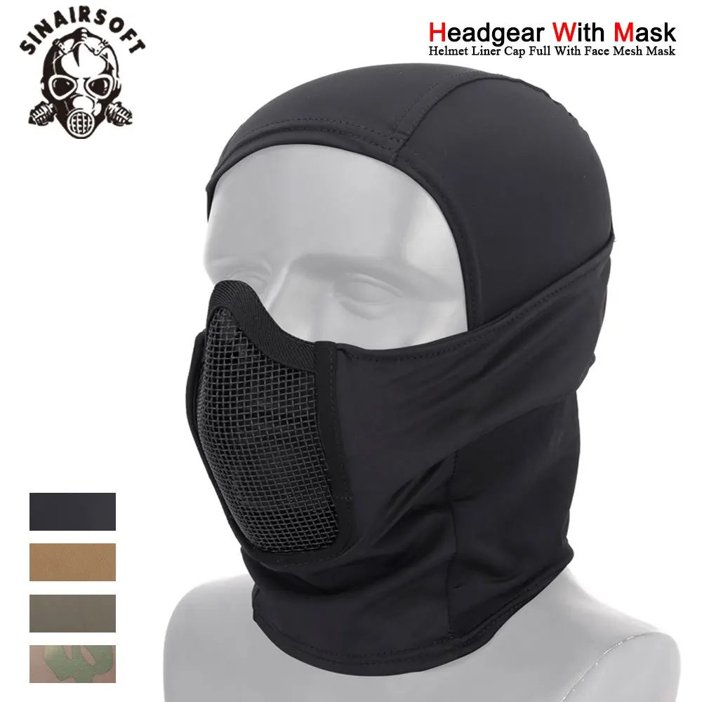 Tactical Fullface Mesh Mask Balaclava Airsoft Hunting Paintball Steel Mask Headgear CS Game Shooting Cycling Protective Masks
Tactical Fullface Mesh Mask Balaclava Airsoft Hunting Paintball Steel Mask Headgear CS Game Shooting Cycling Protective Masks