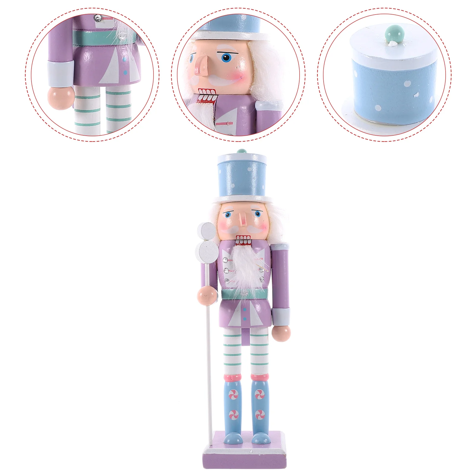 Wooden Nutcracker Christmas Decor Outdoor Decorations Dining Table Xmas Gifts Small Figures Child Clips
Wooden Nutcracker Christmas Decor Outdoor Decorations Dining Table Xmas Gifts Small Figures Child Clips