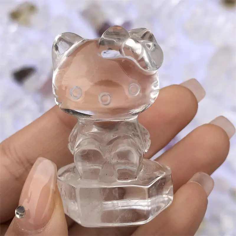 Натуральный прозрачный кварцевый мини мультяшный Кот КТ Кристалл Исцеление резьба Рождественский подарок милая энергия фотоэлемент 1 шт.
Натуральный прозрачный кварцевый мини мультяшный Кот КТ Кристалл Исцеление резьба Рождественский подарок милая энергия фотоэлемент 1 шт.