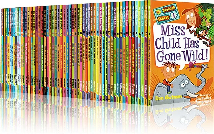 57 books My Weird School (season 1 to 4) Box Set Children Kids English Story Comic Book Campus life theme Education Chapter Book
57 books My Weird School (season 1 to 4) Box Set Children Kids English Story Comic Book Campus life theme Education Chapter Book